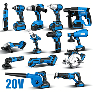 HERZO - Herramientas Eléctricas Inalámbricas de 20 V, 18 V, 21 V, Taladro y Atornillador Profesionales, <span class=keywords><strong>Accesorios</strong></span> <span class=keywords><strong>para</strong></span> Taladro Inalámbrico, Marcas <span class=keywords><strong>para</strong></span> Uso Doméstico - Product Image 1