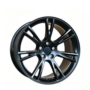 Tesla Model 3 Model Y için Özel Dövme Çok Kollu Saten Siyah Hafif Konkav Jantlar 5x114.3 19 20 İnç - Product Image 2