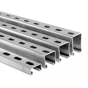 Profilé en U à fentes en acier inoxydable 304 316 41x41, norme ASTM, galvanisé, pour soudure - Product Image 1