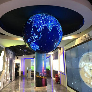 Affichage LED sphérique personnalisé en forme de ballon de football de 3 m de diamètre pour intérieur P3 - Product Image 1