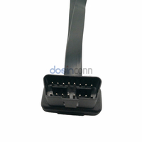 Cable de Extensión OBD2 de 16 Pines a 16 Pines, en Forma de L, Divisor en Y