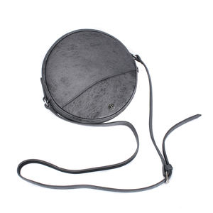 Bolsos Cruzados Redondos Pequeños de Cuero Genuino de Primera Calidad, Bolsos de Hombro Personalizados, Bolsos de Mano para Mujer - Product Image 6