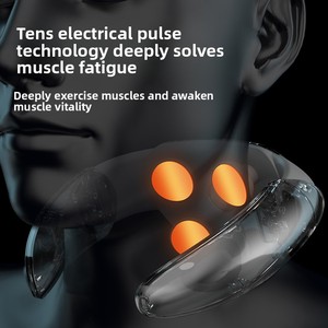 Meilleures ventes - Masseur intelligent TENS à impulsions basse fréquence pour la relaxation corporelle, thérapie chauffante en forme de U pour <span class=keywords><strong>le</strong></span> cou et les épaules - Product Image 5