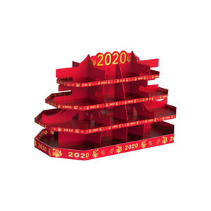 Joli support de présentoir à palette complète Standard pour supermarché publicité Promotion vacances cadeau alimentaire carton carton affichage - Product Image 5