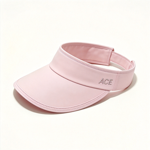 Women Sun Visor Cap Lightweight Polyester Visor <b>Hat</b> ACE Embroidery Summer UV Protection Sport Visor Golf Running Travel Custom - Product Image 4