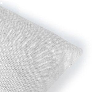 16 * 16in beyaz keten süblimasyon yastık kılıfı boşlukları cep kitabı minder kılıfı/otel kullanımı süblimasyon atmak yastıklar - Product Image 5