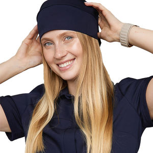 Gorro tejido de doble capa de gran tamaño Yuhong para mujeres enfermeras Pelo Largo con coleta titular bolsa sombrero médico para cirugía - Product Image 5