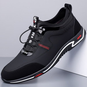 Chaussures de sport décontractées pour hommes, marron, respirantes, à semelle souple, à enfiler, pour la marche et les loisirs - Product Image 3