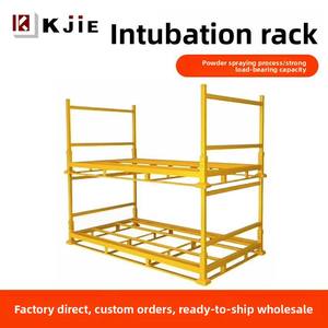 Estantes de almacenamiento de <span class=keywords><strong>metal</strong></span> de hierro con recubrimiento de polvo Material de acero Tubos apilables y bastidores de neumáticos para almacén de tela para bastidores de hierro - Product Image 5