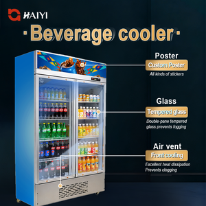 Tủ lạnh hiển thị trường hợp đồ uống mở hiển thị Máy làm lạnh đồ uống Showcase Cooler cho nước giải khát - Product Image 4