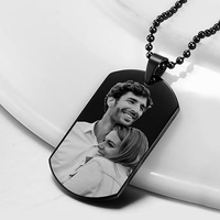 DIY Laser-Gravur Metall Zinklegierung Druckguss Emaille Rohling Edelstahl Sublimation Haustier-ID QR-Code Hundemarke