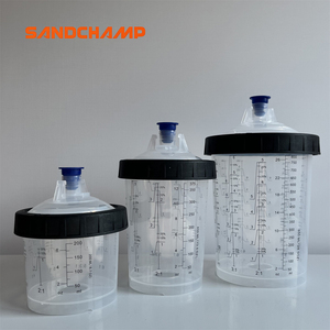 ถ้วยผสมสีพลาสติกแบบประหยัด ขนาด 400 มล. 650 มล. ระบบถ้วยสี <span class=keywords><strong>TPS</strong></span> 1.0 ถ้วยพ่นสี PPS - Product Image 1