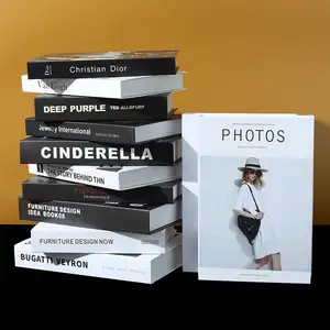 Factory Price Customized Decorative Hardcover Bbook For Coffee Shop Photography Custom Book Printing Services