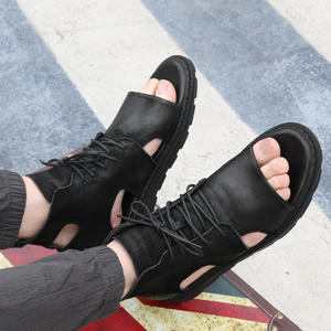 Nuevas sandalias de lujo de piel completa para hombre 2025-Sandalias de diseñador retro-Sandalias de verano de alta calidad - Product Image 6