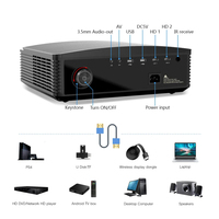 BYINTEK K25 Portable 4K Android Smart WiFi Home Cinéma Jeu Vidéo LED LCD Hologramme Proyector Prise USB PC Projecteur Full HD