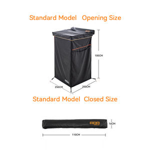 آدا أوفرلاند جودة عالية محمولة مقاومة للماء خاصة مريحة محمولة على الطرق الوعرة خيمة استحمام جانبية للسيارة مع حصيرة أرضية - Product Image 4