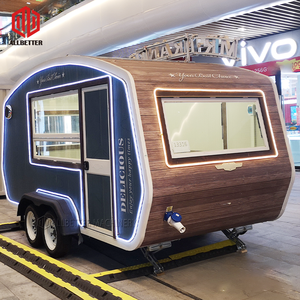 Custom קפה בית קרח קרם משאית נייד מזון ואן נייד פיצה מזון קרוואן מיץ טאקו משאית חם כלב Stand מותאם אישית - Product Image 3