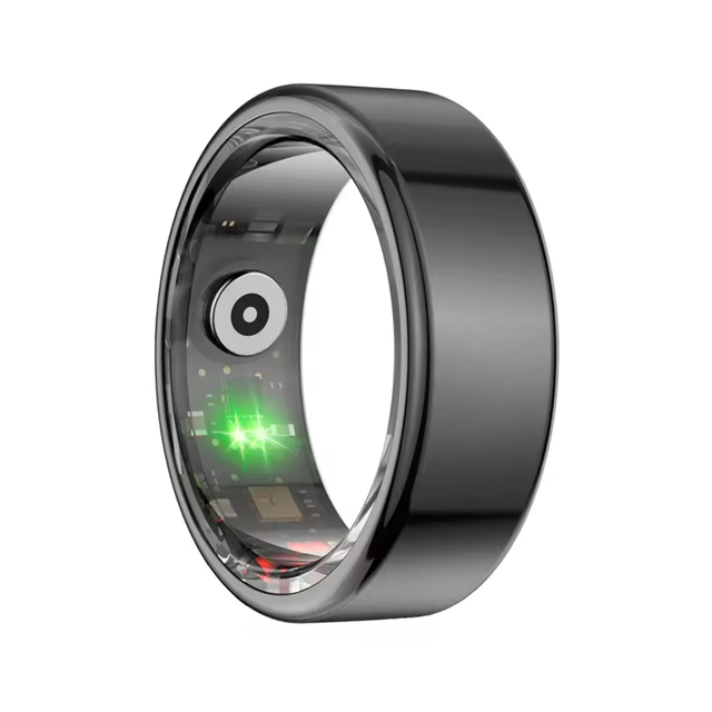 Smart Rings Fitness Trackers Ring Sleep Tracking Ring Heart Rate Blood Oxygen IP68 Waterproof Compatible with Android & IOS