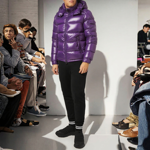 Chaqueta Bomber con Capucha y Cierre de Cremallera JAC22 M981F, con Logotipo Frontal, Estilo Casual Holgado para Hombre, Resistente al Viento, Servicio OEM, Primavera-Otoño - Product Image 3