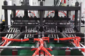 Unitely o mais recente BJ-DG500B 150-200 PCS/MIN alta velocidade papel placa fabricação máquina com 4 pistas - Product Image 3