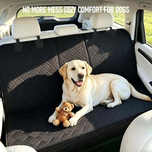 Housse de siège arrière de voiture <span class=keywords><strong>pour</strong></span> <span class=keywords><strong>chien</strong></span> en tissu Oxford 600D imperméable, résistante aux rayures et antidérapante, matière résistante à la saleté - Product Image 1