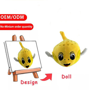 Personalizado 1:1 diseño oso/vaca/Panda/Toro oveja juguetes de peluche salida de fábrica pequeño lote suave animales de peluche PP relleno de algodón sin MOQ - Product Image 2