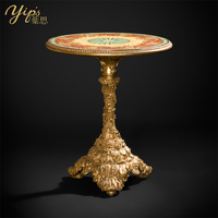 Yips LD-1203-0900 série européenne résine sculpture peinte à la main décoration de la maison luxe classique Table d'appoint Table centrale