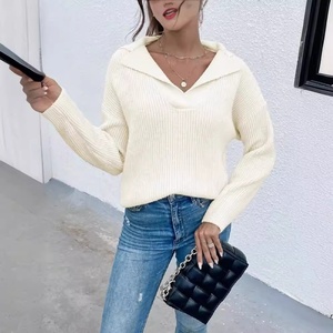 Maglione Pullover da Donna alla Moda Europea, con Scollo Elegante e Lavorazione Morbida e Confortevole (Personalizzabile) - Product Image 3