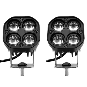 2x Phares de moto, feux antibrouillard, lampes auxiliaires LED, projecteurs pour voiture, ATV, UTV, camions tout-terrain, remorques - Product Image 5