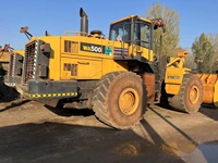 Komatsu WA500 WA500-6 500-8 Bekas Berkualitas Bagus Kondisi Baik Wheel Front Backhoe Mini Loader Mesin Cummins Beban Terukur 9000kg
