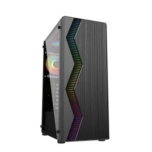 2021最新新定制设计led条形电脑PC游戏盒机箱