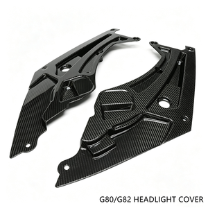 BWW G80 M3 G81 G82 M4 G83 G87 M2 Sağdan Direksiyonlu/Soldan Direksiyonlu S9 için 7 Parçalı Kuru Karbon Motor Kiti - Product Image 4