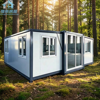 Conteneur préfabriqué extensible de 20 pieds au design moderne, idéal pour bureaux, logements complémentaires pour chantiers et espaces de vie extérieurs