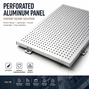 Revêtement en alliage d'aluminium ignifuge avec design perforé personnalisé, façade extérieure résistante aux intempéries pour hôtels, hôpitaux et <span class=keywords><strong>architecture</strong></span> - Product Image 3