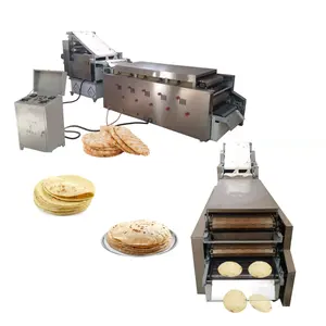 Biscuit-four-tunnel de ligne de pain Pita égyptien Tunnel de Production four à micro-ondes industriel continu Tortilla-ligne de production Usa