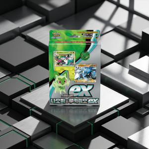 การ์ด Scarlet Violet Sprigatito Lucario Ex Starter Deck 60 ใบ ภาษาเกาหลี ซีลแล้ว ของสะสม การ์ดเกม TCG ของขวัญสำหรับเด็ก ขายส่ง - Product Image 1