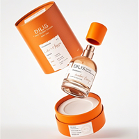 Boîtes d'Emballage Cosmétique et Parfum de Luxe Personnalisées OEM Écologiques, Boîtes Cylindriques Ondulées Scellées / Boîtes Conçues sur Mesure