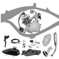 Ensemble Moteur de Vélo 100cc 2 Temps en Gros, Alésage 50mm, Double Bougies d'Allumage, ZEDA100 PRO, Refroidissement par Air, Démarrage au Kick