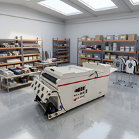 Séchoir de polymérisation DTF 650 mm avec contrôle de température par PID et espace purificateur réservé pour l'impression textile et les vêtements