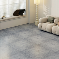 Carrelage de sol en vinyle de luxe imperméable de 1,8 mm d'épaisseur, autocollant ignifuge pour bureau et appartement intérieur