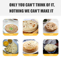 Machine à faire des chapatis entièrement automatique, machine à faire des naan, machine à faire des roti indiens