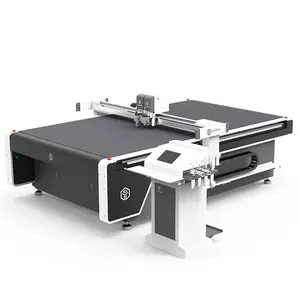 Yuchon CNC Corrugated Cardboard PS Sheet automatic oscillating knife Cutting Machine