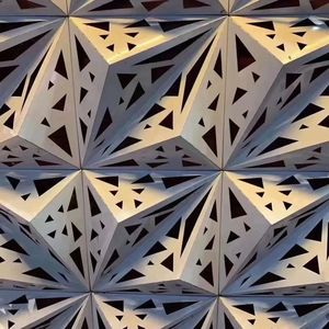 Sculpture en aluminium personnalisable pour mur-rideau 3D - Product Image 4