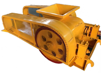 Concasseur à double rouleau pour argile et sols, machine efficace de fabrication de sable, poids de 9000 kg, facile à utiliser