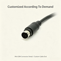 Cable de Programación de Datos DC USB CT-62 CAT Mini DIN para Transceptor de Radio OEM ODM Venta al por Mayor