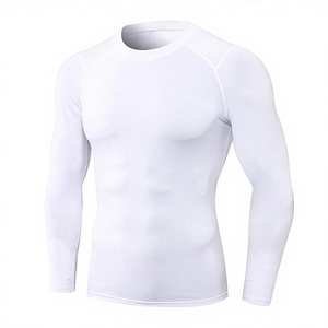 Men's Compression Long Sleeve Performance Shirt Premium Quick Dry Base <b>Layer</b> <b>Top</b> Athletic Training Eco-Friendly Slim Fit - Product Image 1