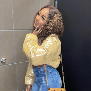 Veste d'hiver imperméable pour filles du <span class=keywords><strong>Canada</strong></span>, veste coupe-vent, doudoune pour femmes, doudoune en duvet d'oie pour femmes - Product Image 4