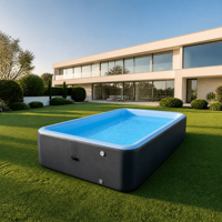 Piscine gonflable portable DWF Drop Stitch, canapé de piscine gonflable, piscine gonflable pour jardin extérieur familial