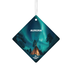 Ornement suspendu de style aurore pour rétroviseur de voiture, feuille de papier parfumée à évaporation naturelle longue durée, parfum désodorisant - Product Image 1
