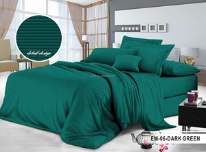 Fabrika baskı logosu yorgan nevresim takımı otel yatak şerit çarşaf yatak çarşafı yastık otel nevresim takımı ev için - Product Image 6